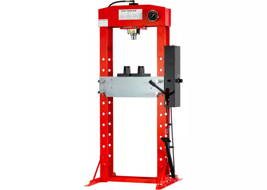 Hydraulische pers 30T hand- en voetbediening MW Tools