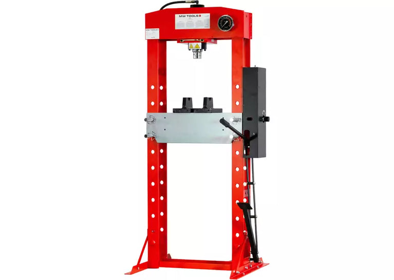 Hydraulische pers 30T hand- en voetbediening MW Tools