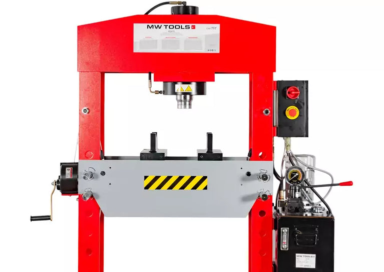 Elektro-hydraulische werkplaatspers 75T mobiele cilinder MW Tools
