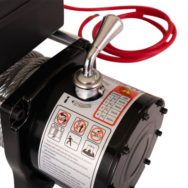 Kabellier elektrisch 12V 8500 Lbs