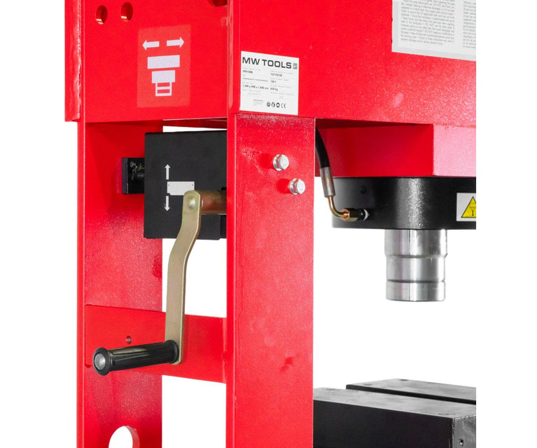 Hydraulisch pneumatische pers 100T mobiele cilinder MW Tools