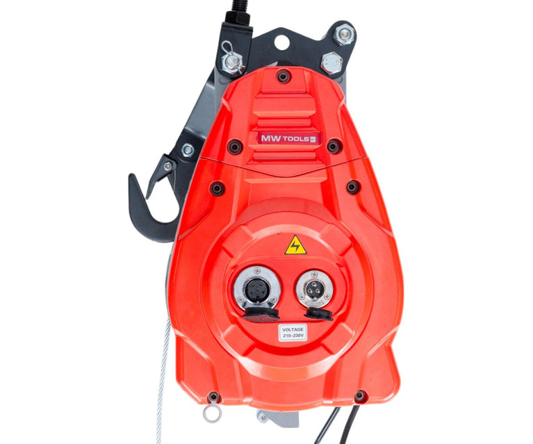 Elektrische kabeltakel 340kg 60m draadloze sturing variabele snelheid 230V MW Tools