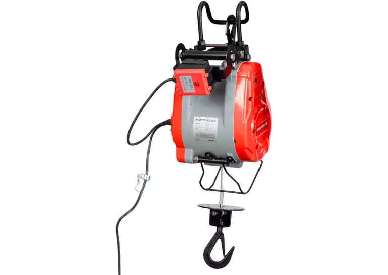 Elektrische kabeltakel 490kg 30m draadloze sturing variabele snelheid 230V MW Tools
