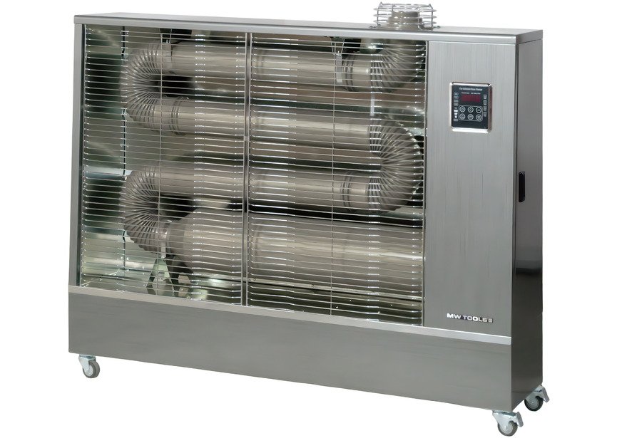 Infrarood dieselstraler Pro 16 kW silver 180-920 m³ MW Tools