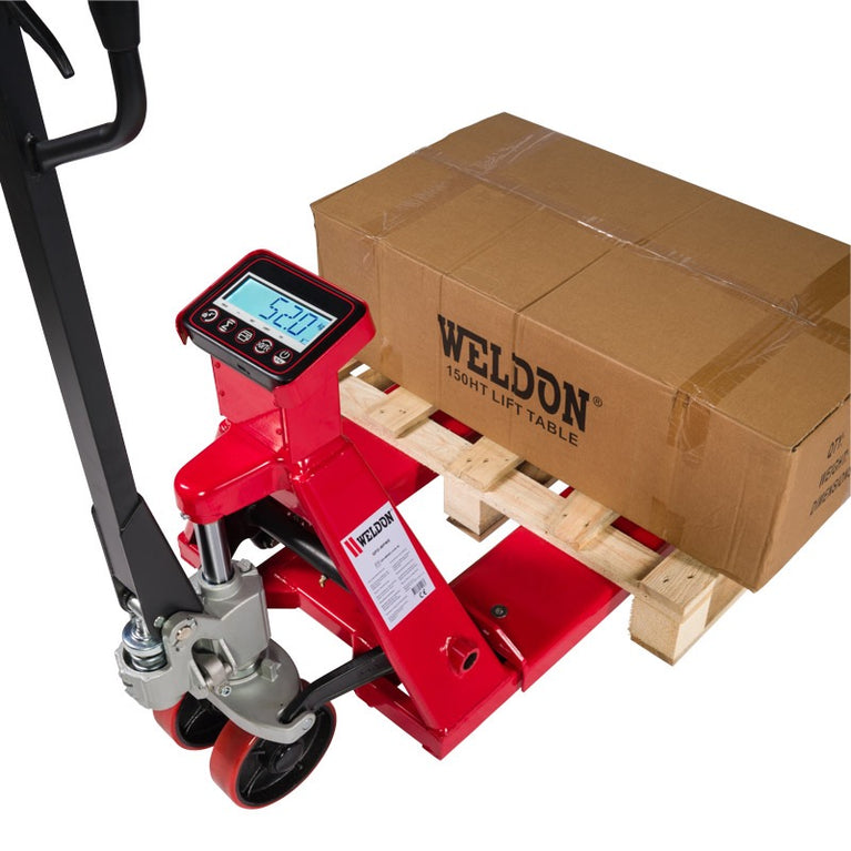 QPD-WPW – PALLETWAGEN MET WEEGSCHAAL WELDON