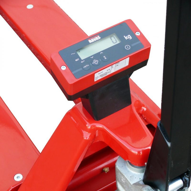 RAVAS-1100 – PALLETWAGEN MET WEEGSCHAAL