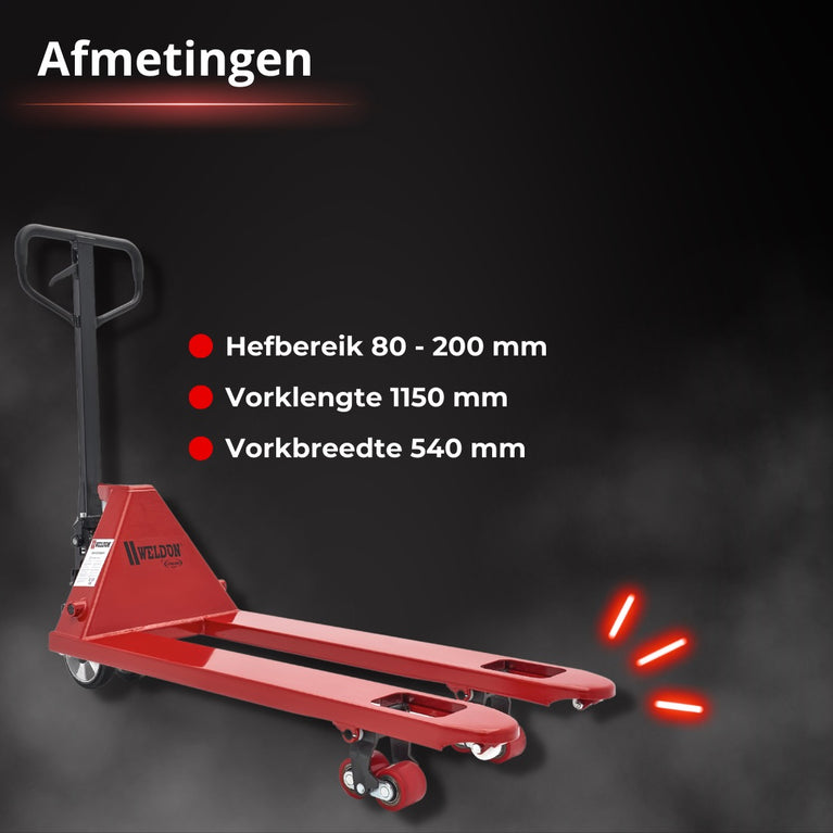 WELDON PALLETWAGEN QUICKLIFT – 2500KG