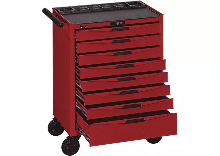 Teng Tools TCEMM417N8 Gereedschapswagen – 417-delig – FOAM Tray System – 8 Laden