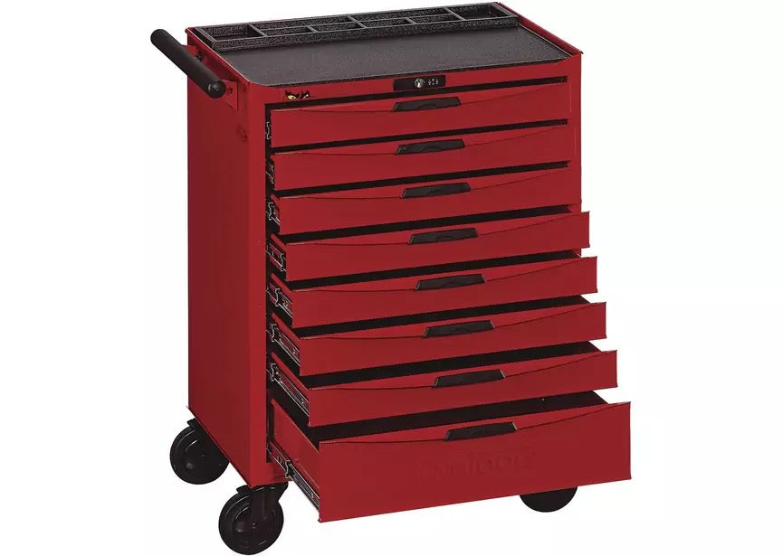 Teng Tools TCEMM417N8 Gereedschapswagen – 417-delig – FOAM Tray System – 8 Laden