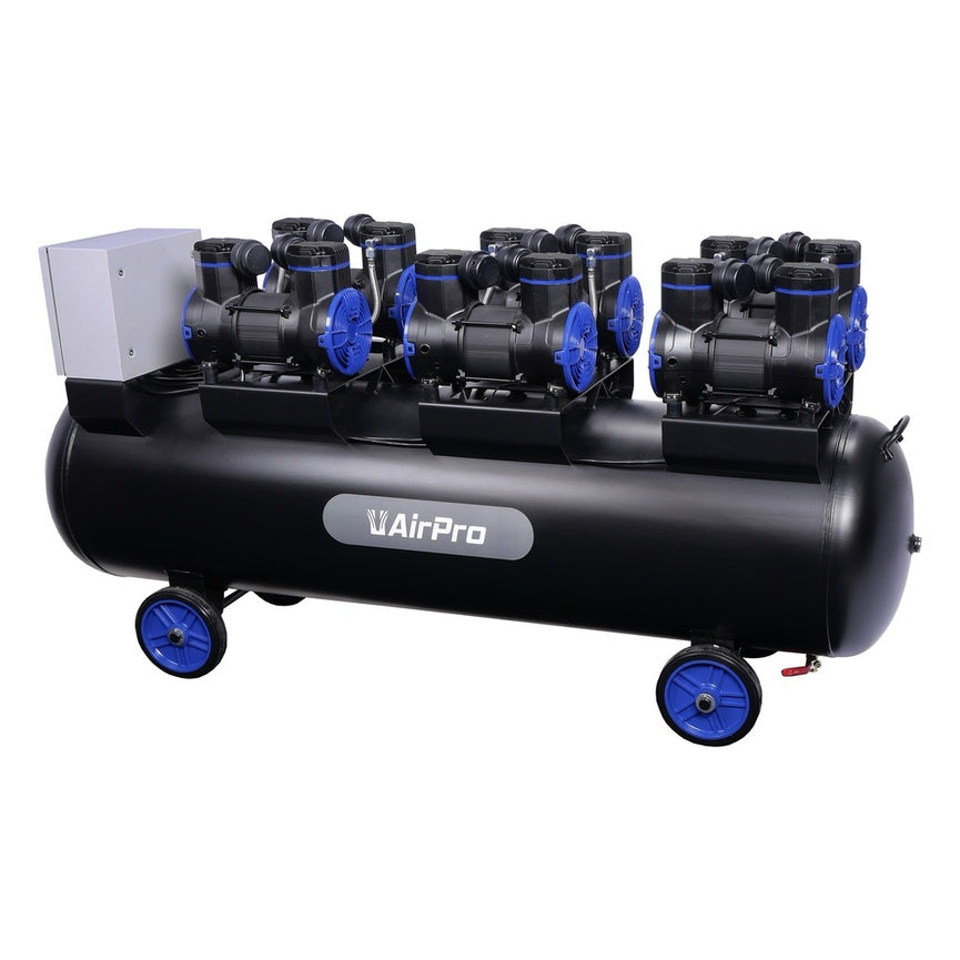 Compressor olievrij 6x2pk 280L tank 400V