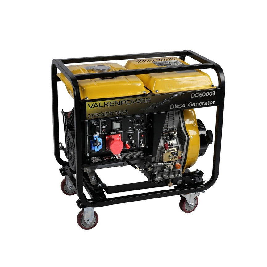 Valkenpower Diesel generator set open type 230V/400V 5kW