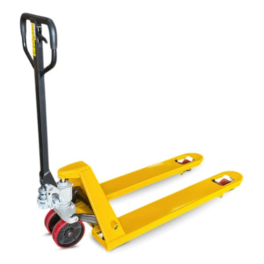PALLETWAGEN 2500KG – VORKLENGTE 1150MM – DUBBEL VORKWIEL