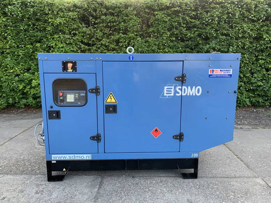 SDMO 88 80 kVA Aggregaat John Deere 4045 Generator EX emergency NEW + ATS 400 liter diesel