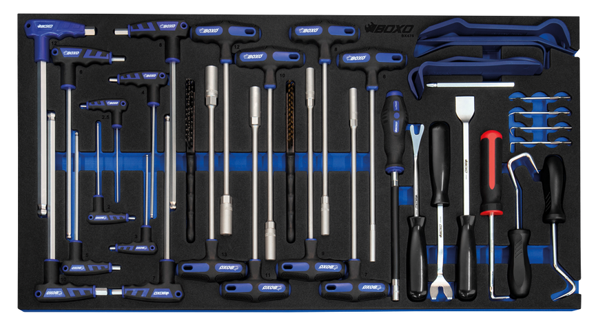BOXO 37-dlg. T-grip dopsleutelset