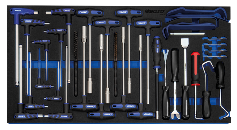 BOXO 37-dlg. T-grip dopsleutelset