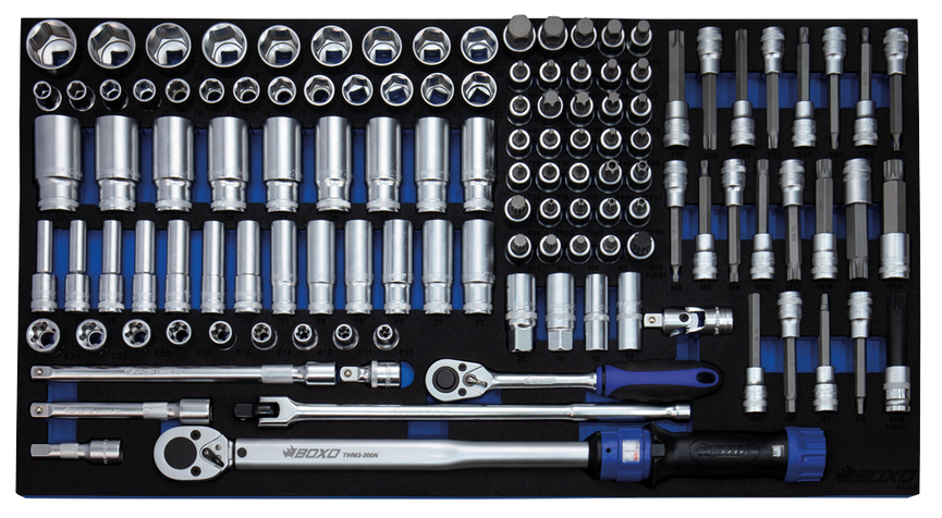 BOXO 121-dlg. 1/2" Doppenset
