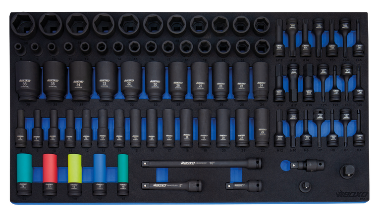 BOXO 84-dlg. 1/2" Krachtdoppenset