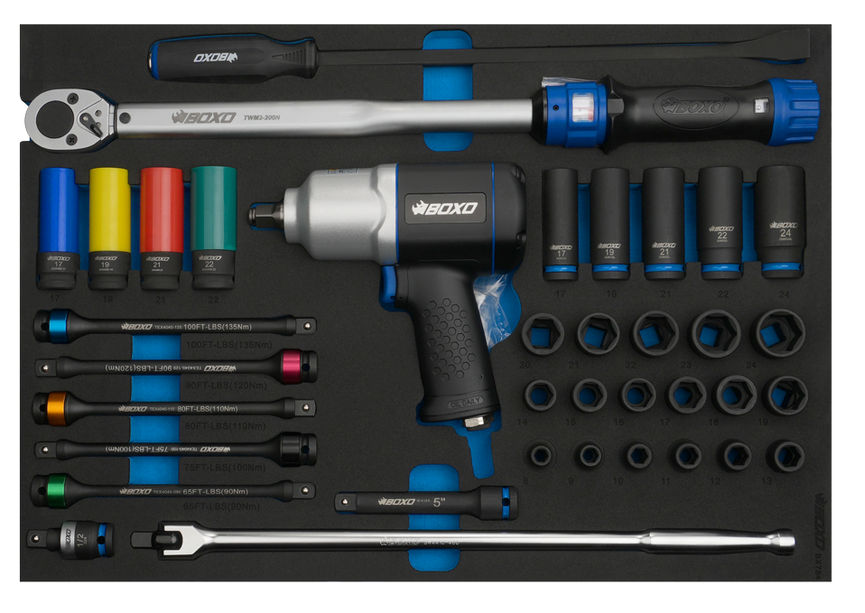 BOXO 37-dlg. 1/2" Krachtdoppenset
