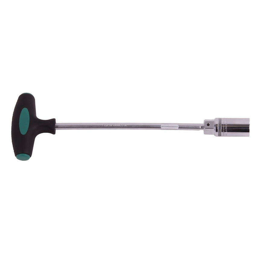 Bougiesleutel magnetisch t-grip 21 mm professioneel-0