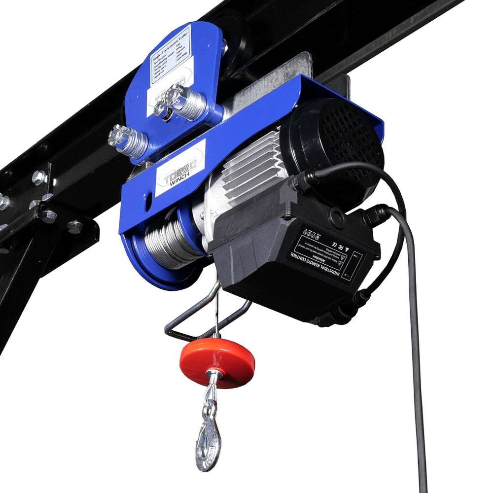 Elektrische takel incl loopkat met draadloze bediening 150 / 300kg 230V