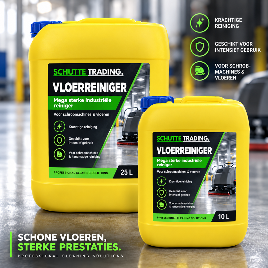 Industriële Vloerreiniger voor Schrobmachines 10L