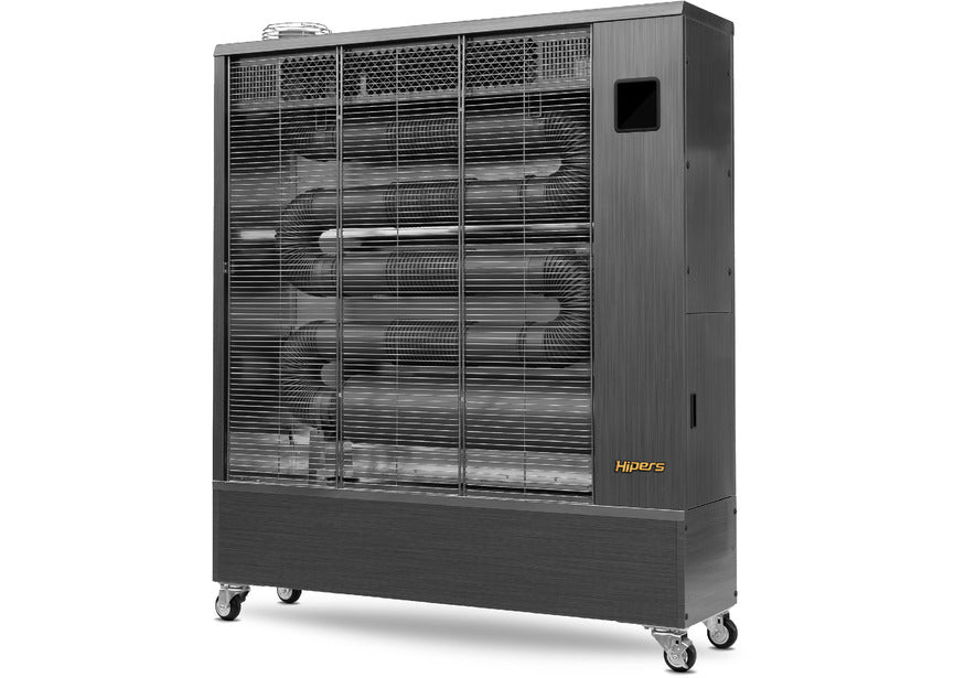 Infrarood dieselstraler Pro 29 kW RVS motief 2000-4600 m³ Wifi Hipers