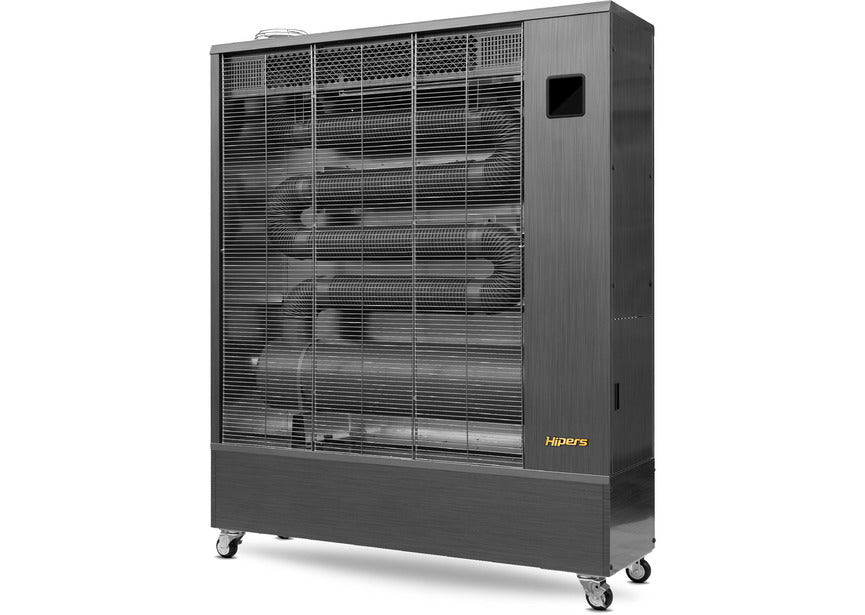 Infrarood dieselstraler Pro 29 kW RVS motief 2000-4600 m³ Wifi Hipers