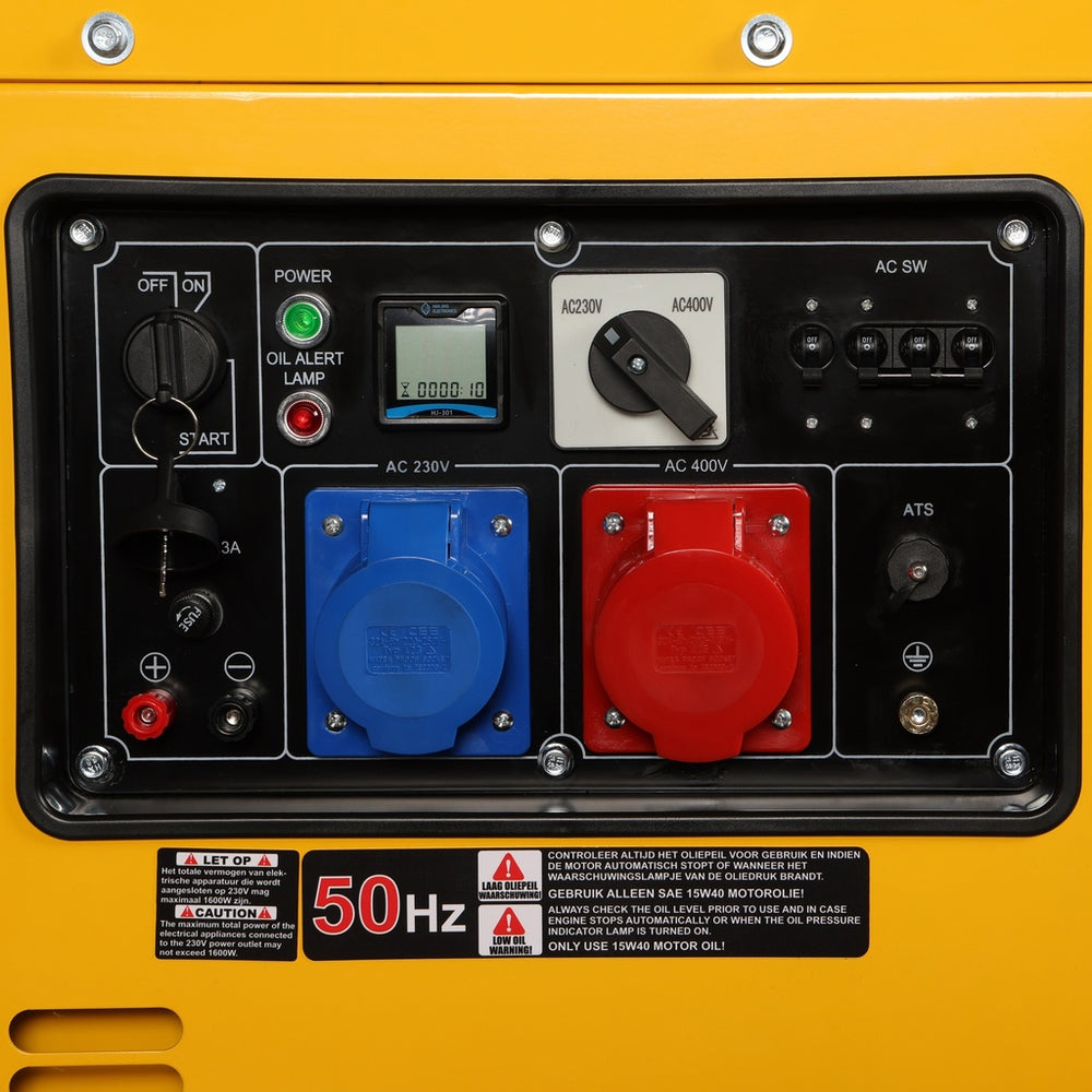 Dieselgenerator 8 kW geluidsgedempt