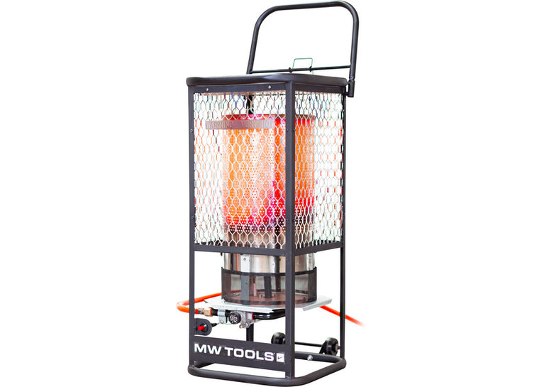Infrarood gasstraler 36kW 360° stralingswarmte MW Tools