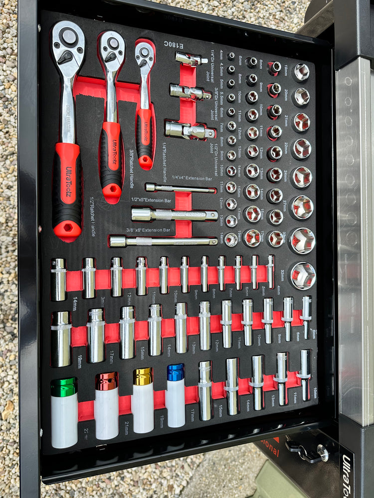 Ultratoolz Gereedschapswagen 7 lades gevuld