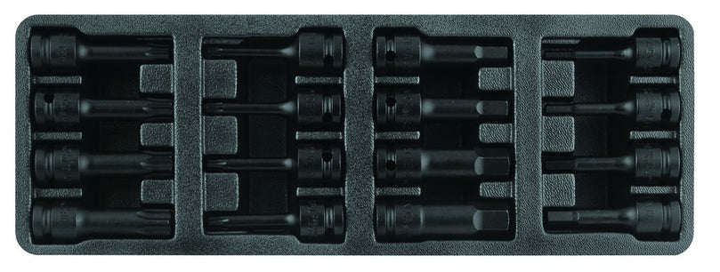 Impact torx- inbus doppen 1/2" 16 delig-0