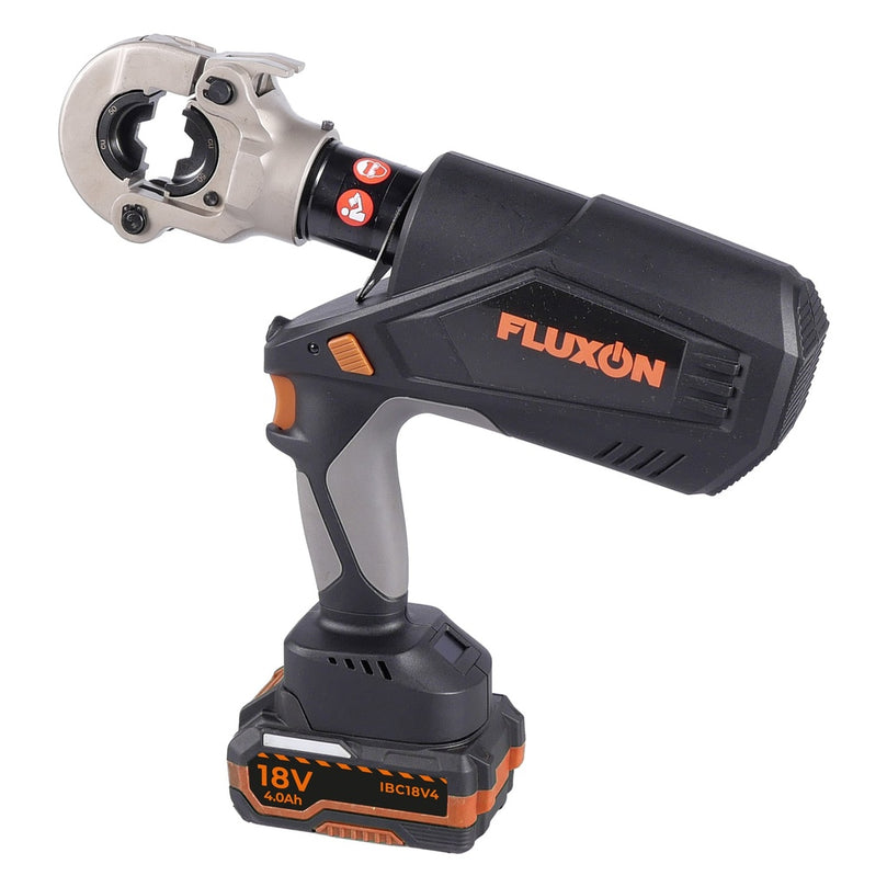 Kabelkrimptang set 2x 4.0Ah accu + oplader 300mm 60kN-0