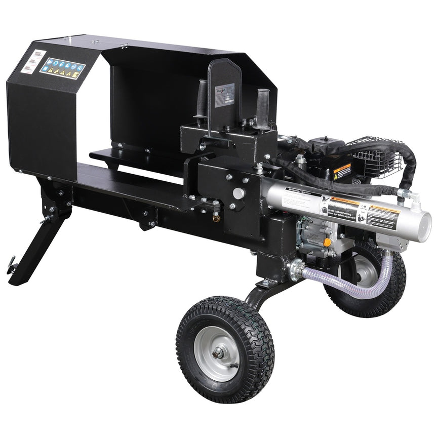 Woodcraft houtklover 12 ton benzine horizontaal