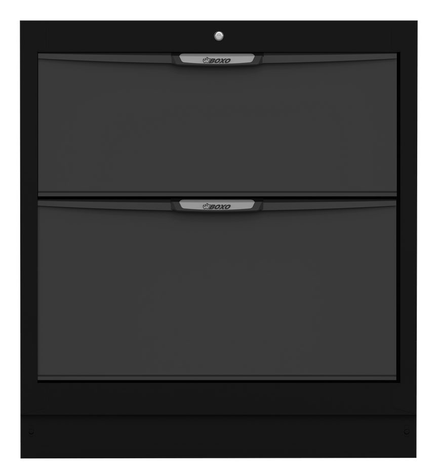 BOXO OSM Onderkast met 2 laden, grijs