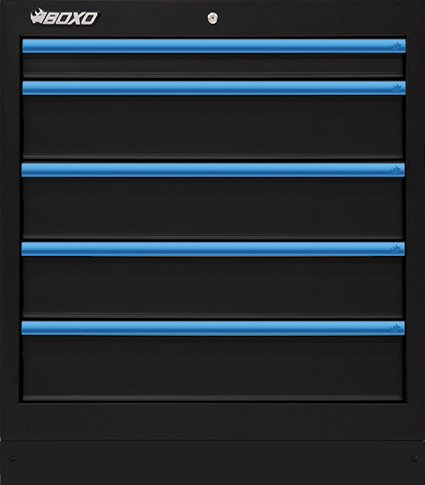 BOXO OSM Onderkast met 5 laden, racing blauw