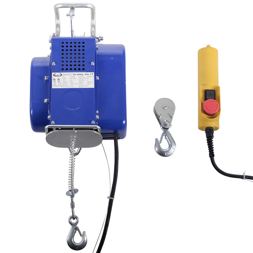 Mobiele elektrische lier 150 / 300 kg