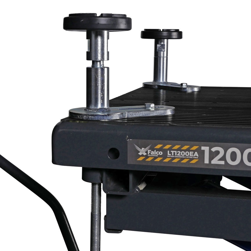 Mobiele schaarheftafel voor accupakketten motoren en versnellingsbakken 230V 1200kg