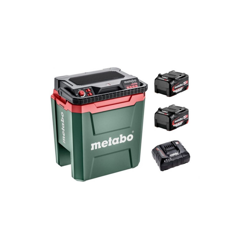 Metabo KB18BL 230V/12V/18V Li-ion accu koelbox set (incl 2X 4,0Ah accu en lader) - met warmhoudfunctie
