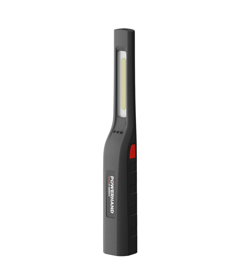 Powerhand COB inspectie lamp, slank, inductieladen