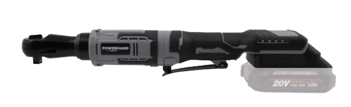 Powerhand 3/8" Accu ratelsleutel, 95 Nm