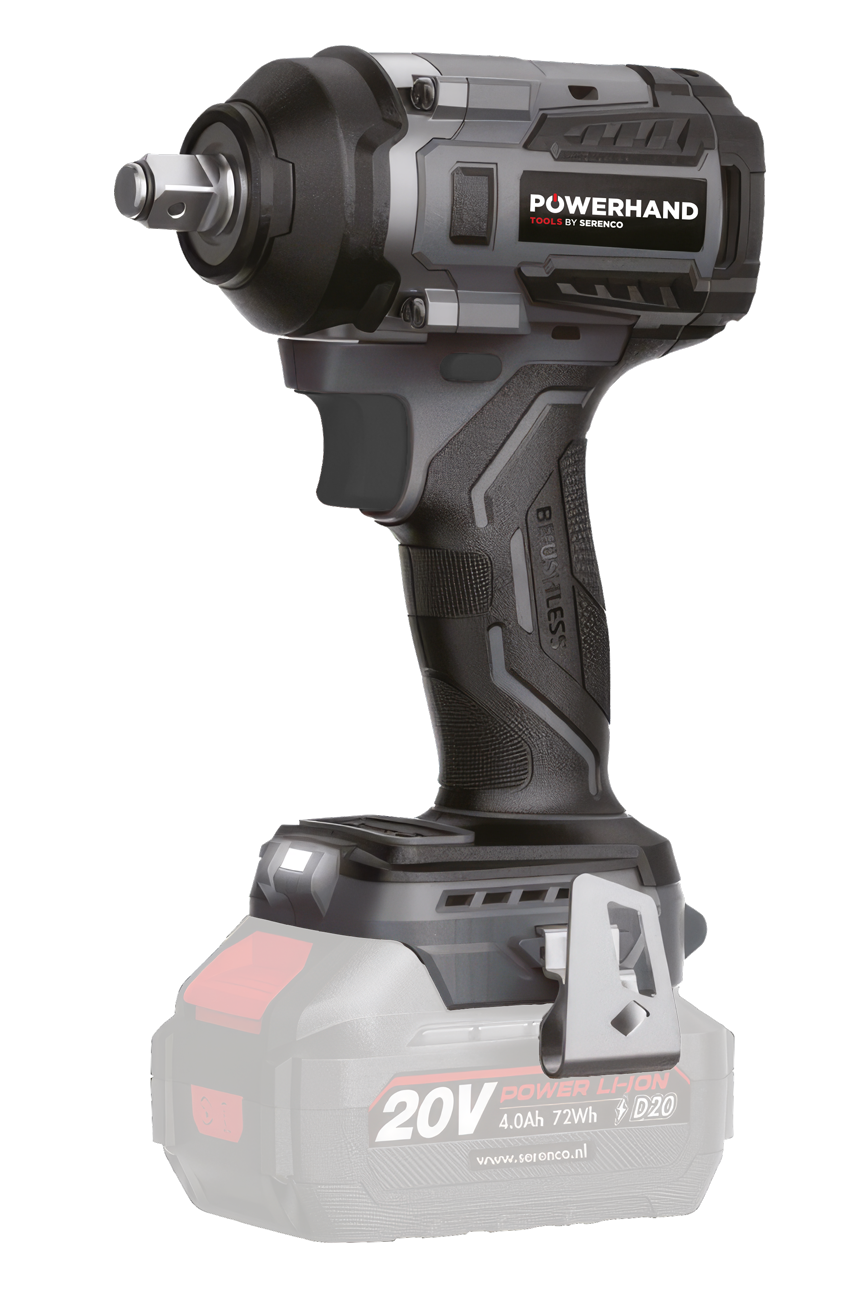 Powerhand 1/2” Accu Slagmoersleutel, Max. 1.100 Nm