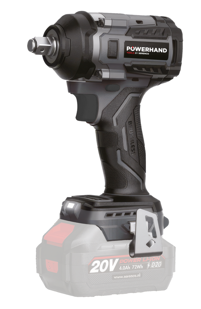 Powerhand 1/2” Accu Slagmoersleutel, Max. 1.100 Nm