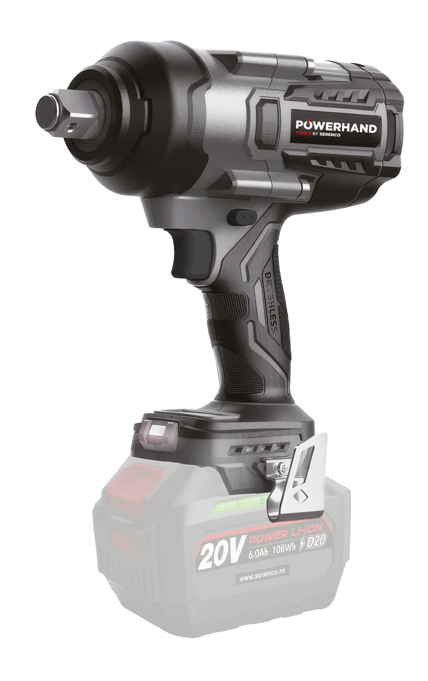 Powerhand 3/4" Accu Slagmoersleutel, Max. 2.000 Nm