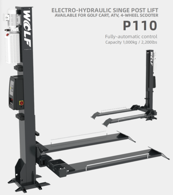 Wolf Hefbrug 1000 kg – Compacte Lift voor Kleine Voertuigen