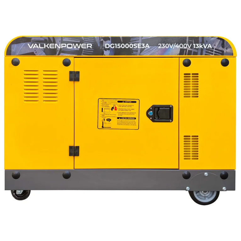 Diesel Generator 10,5 kW Geluidsgedempt 230V/400V met ATS & AVR