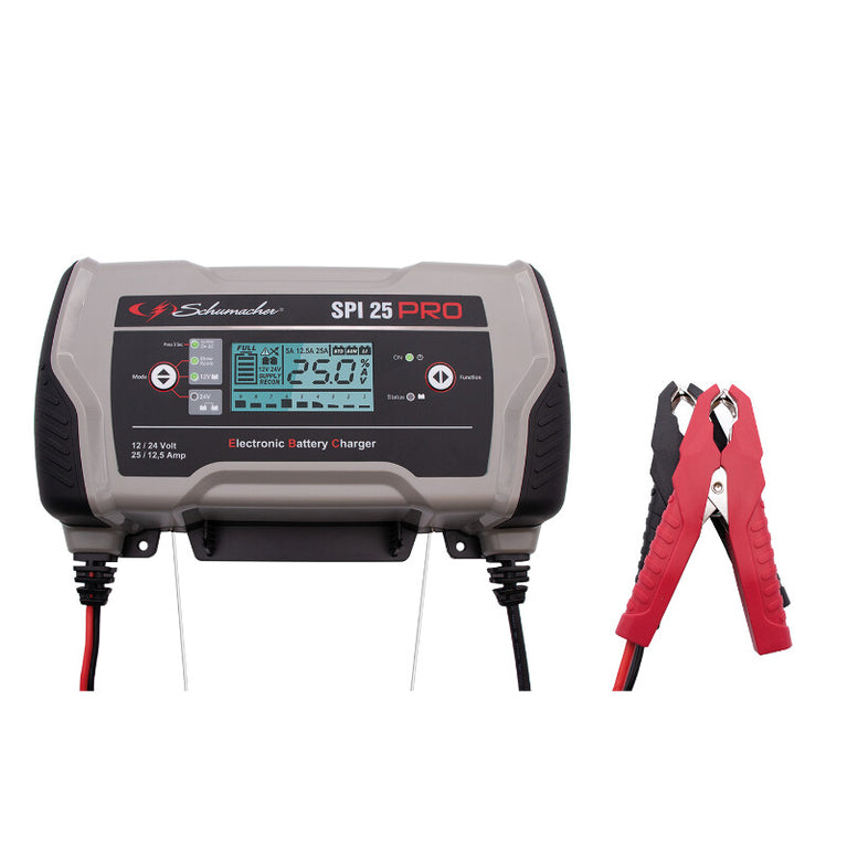 Acculader SPI25 PRO 12/24V, 25/12A