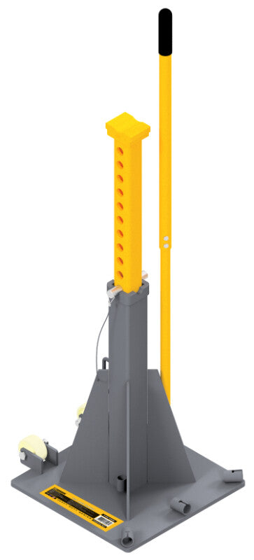 Assteun 12 ton, hoog model, transportwielen
