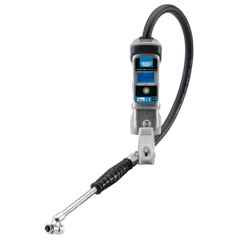 Bandenpomp digitaal met twinconnectors