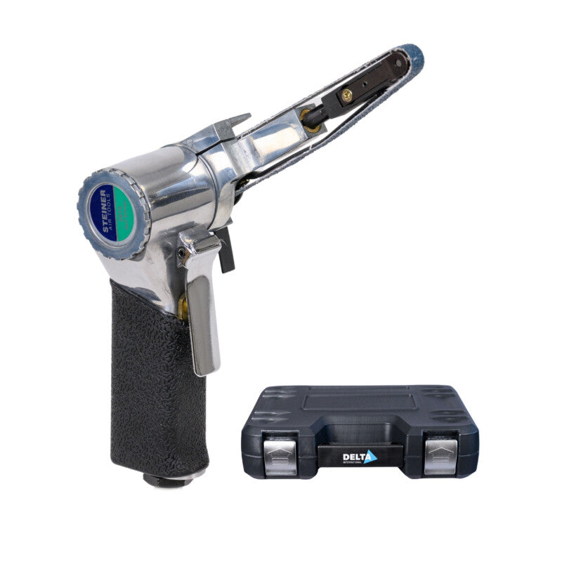 Bandschuurmachine, 10mm in koffer met acc.