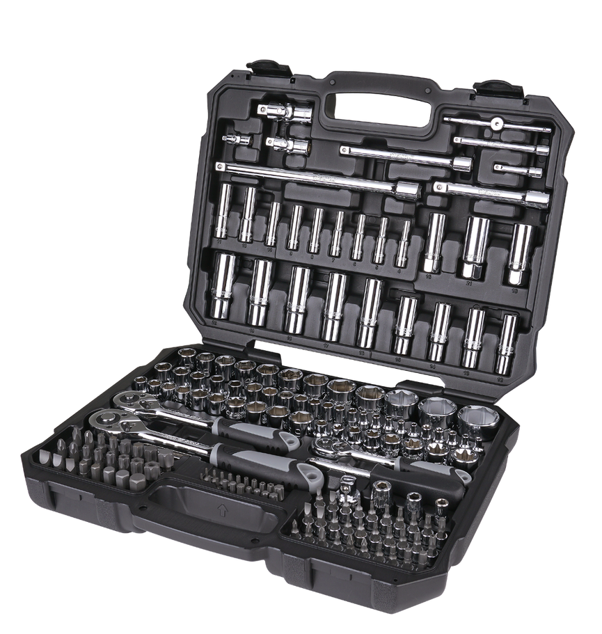 BOXO Dopsleutelset 1/4", 3/8" en 1/2", 172-delig